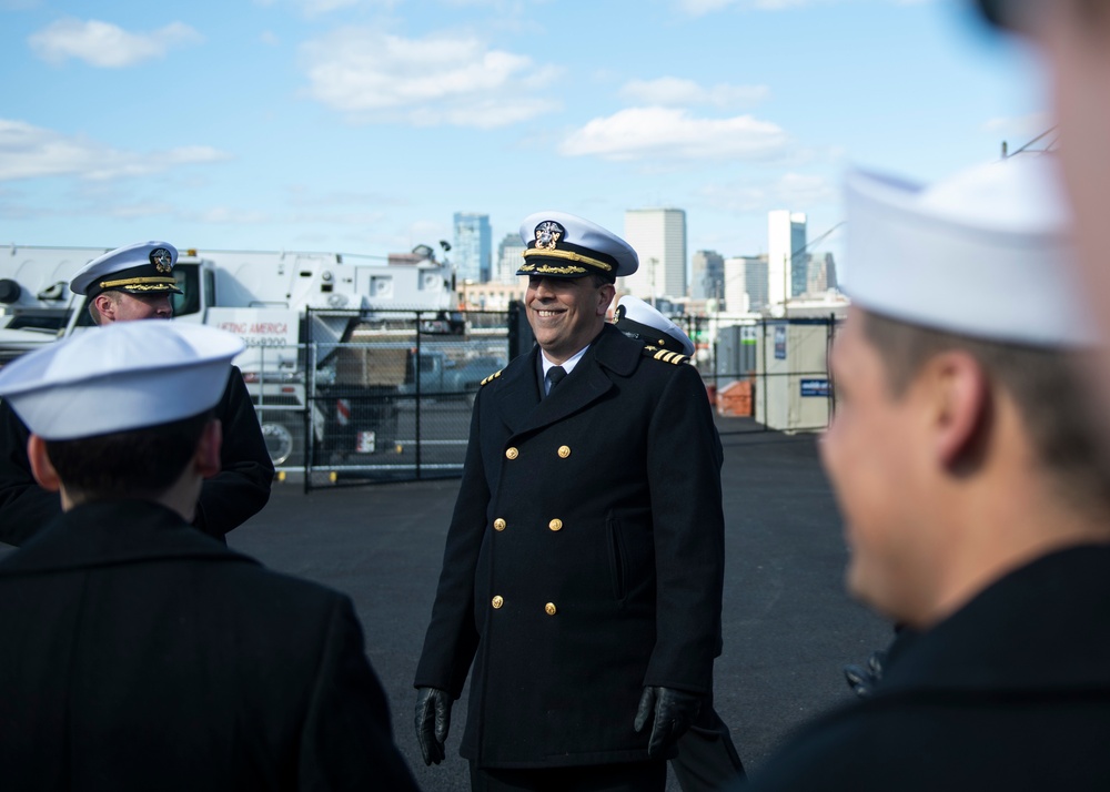 USS Jason Dunham visits Boston
