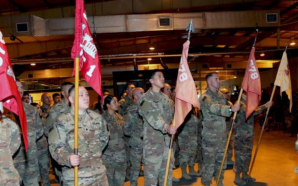 National Guard Unit Transfers Security Authority at Camp As Sayliyah in Qatar