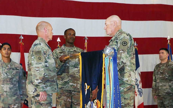 National Guard Unit Transfers Authority for Security at Camp As Sayliyah in Qatar