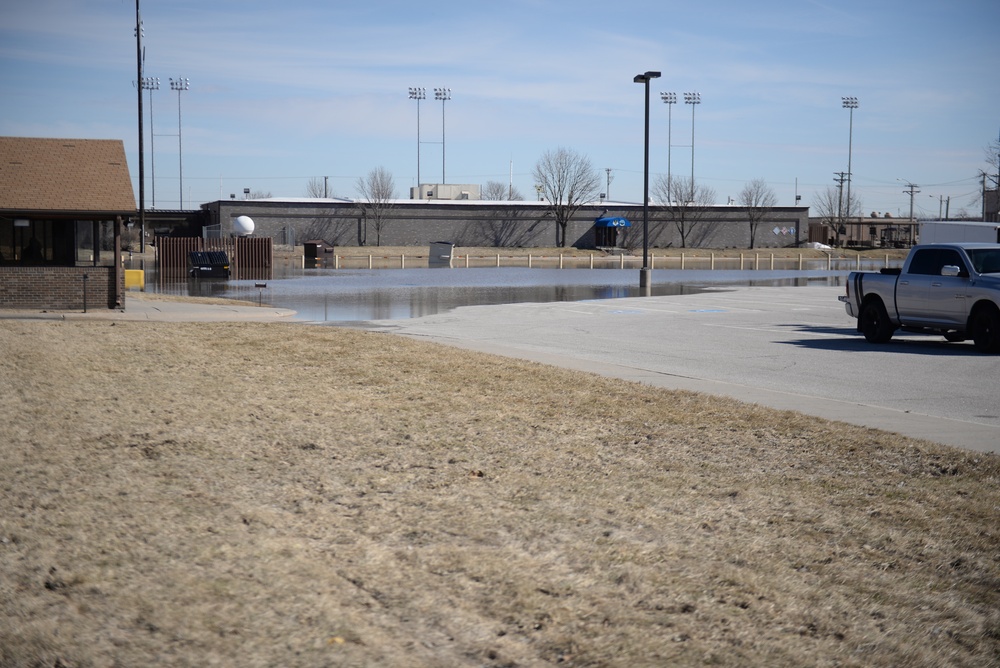 Team Offutt battles flood waters