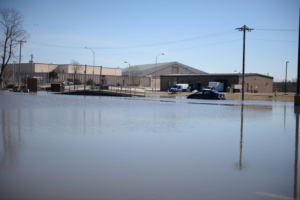 Team Offutt battles flood waters