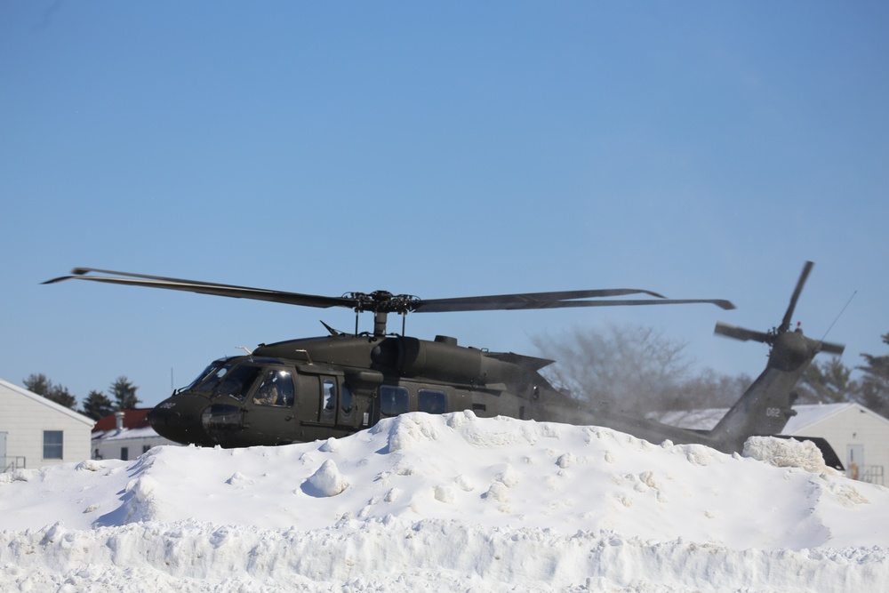 Wisconsin National Guard UH-60 Black Hawk operations at Fort McCoy