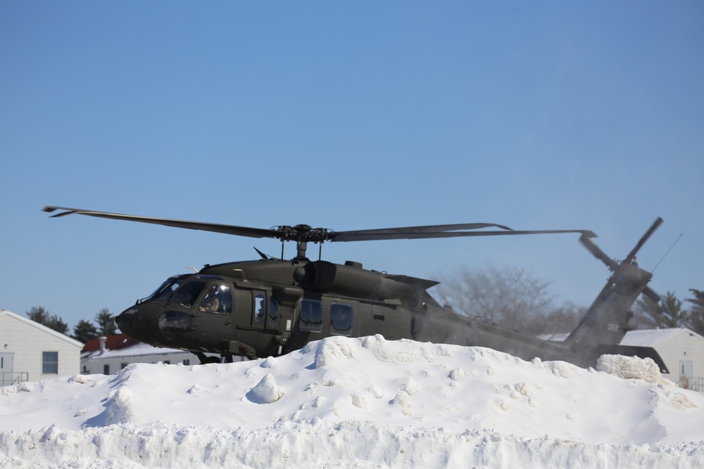 Wisconsin National Guard UH-60 Black Hawk operations at Fort McCoy