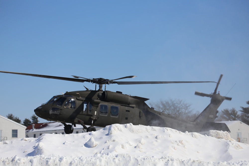 Wisconsin National Guard UH-60 Black Hawk operations at Fort McCoy