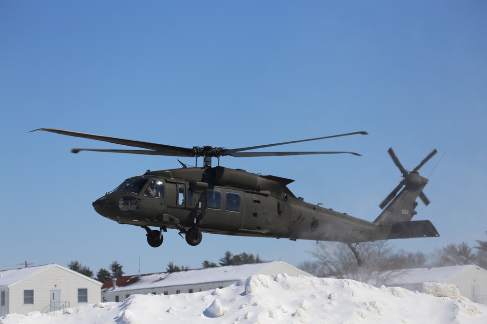 Wisconsin National Guard UH-60 Black Hawk operations at Fort McCoy