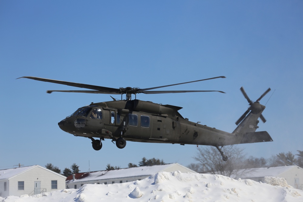 Wisconsin National Guard UH-60 Black Hawk operations at Fort McCoy