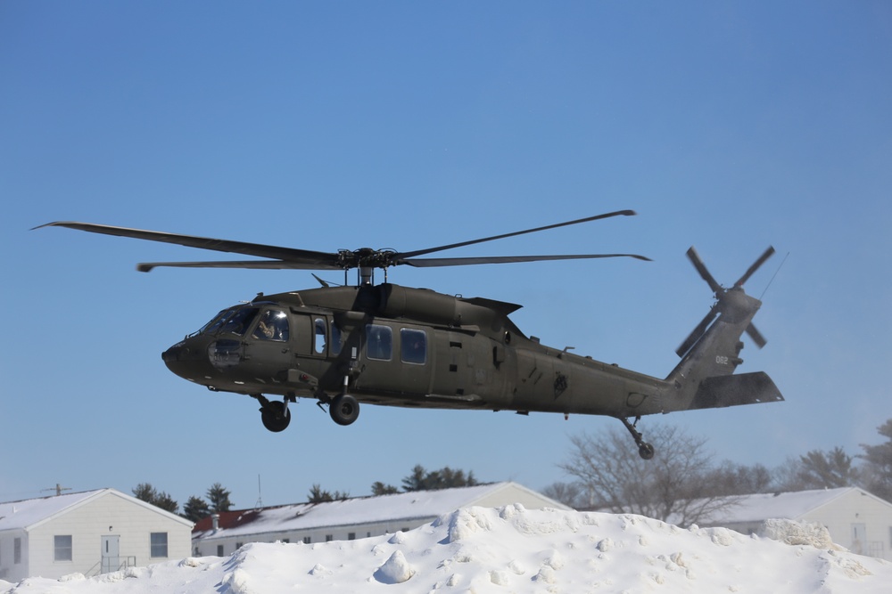 Wisconsin National Guard UH-60 Black Hawk operations at Fort McCoy