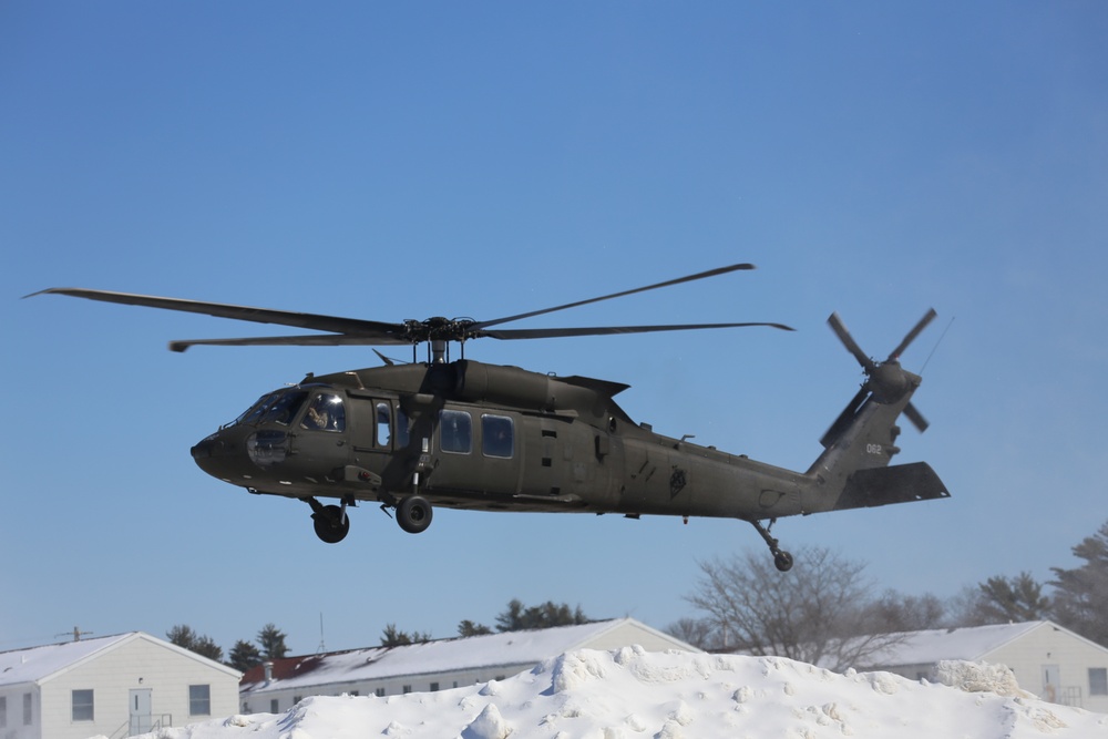 Wisconsin National Guard UH-60 Black Hawk operations at Fort McCoy