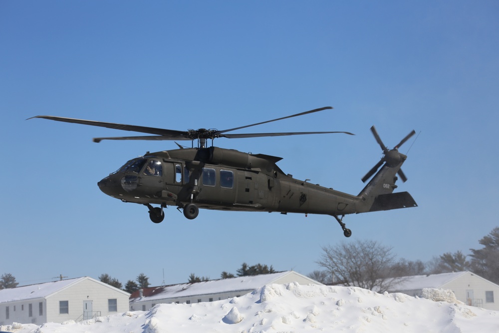 Wisconsin National Guard UH-60 Black Hawk operations at Fort McCoy