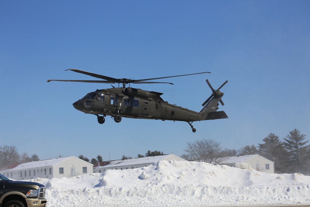 Wisconsin National Guard UH-60 Black Hawk operations at Fort McCoy