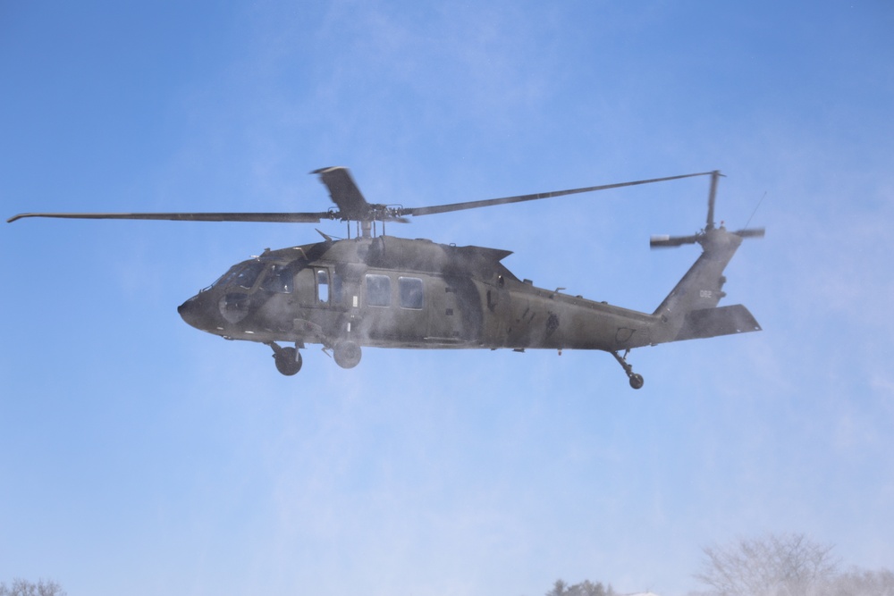 Wisconsin National Guard UH-60 Black Hawk operations at Fort McCoy