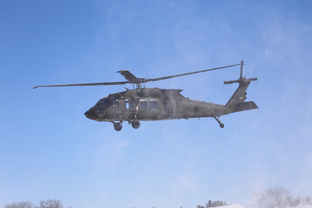 Wisconsin National Guard UH-60 Black Hawk operations at Fort McCoy