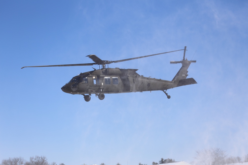 Wisconsin National Guard UH-60 Black Hawk operations at Fort McCoy