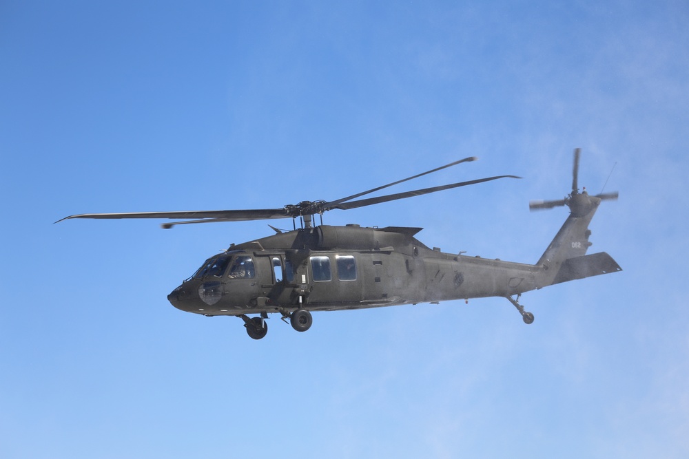 Wisconsin National Guard UH-60 Black Hawk operations at Fort McCoy