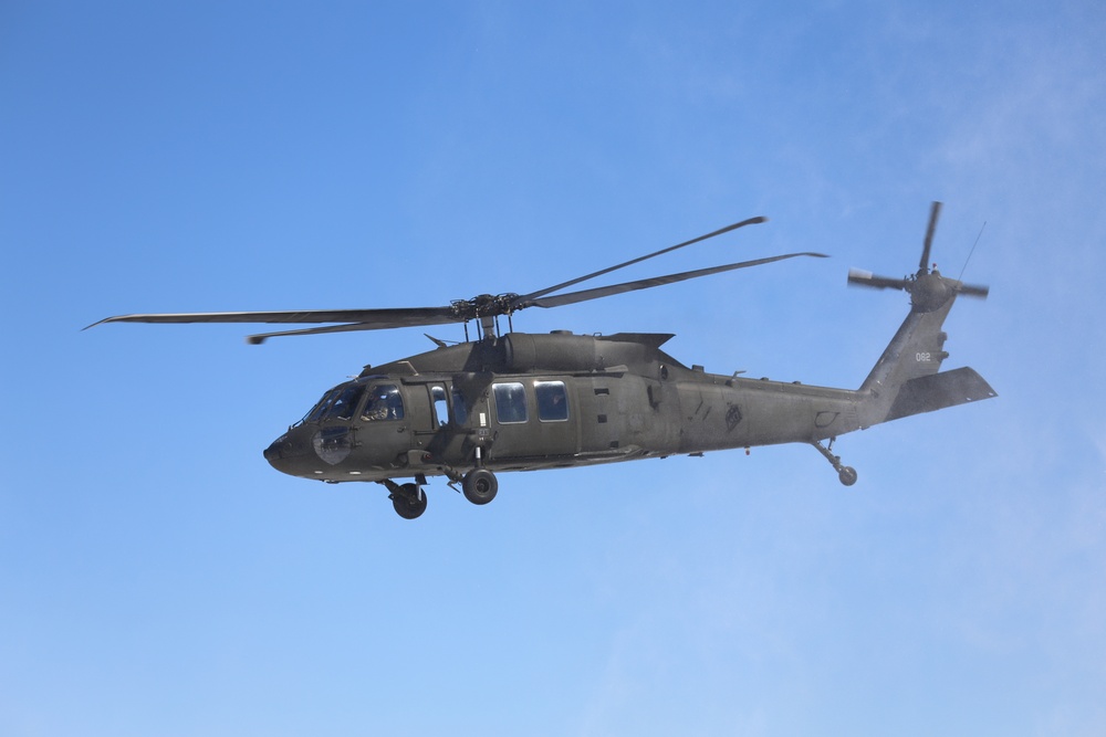 Wisconsin National Guard UH-60 Black Hawk operations at Fort McCoy