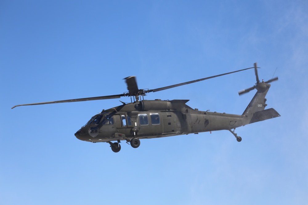 Wisconsin National Guard UH-60 Black Hawk operations at Fort McCoy