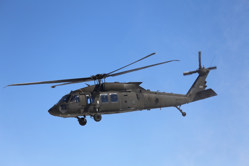 Wisconsin National Guard UH-60 Black Hawk operations at Fort McCoy