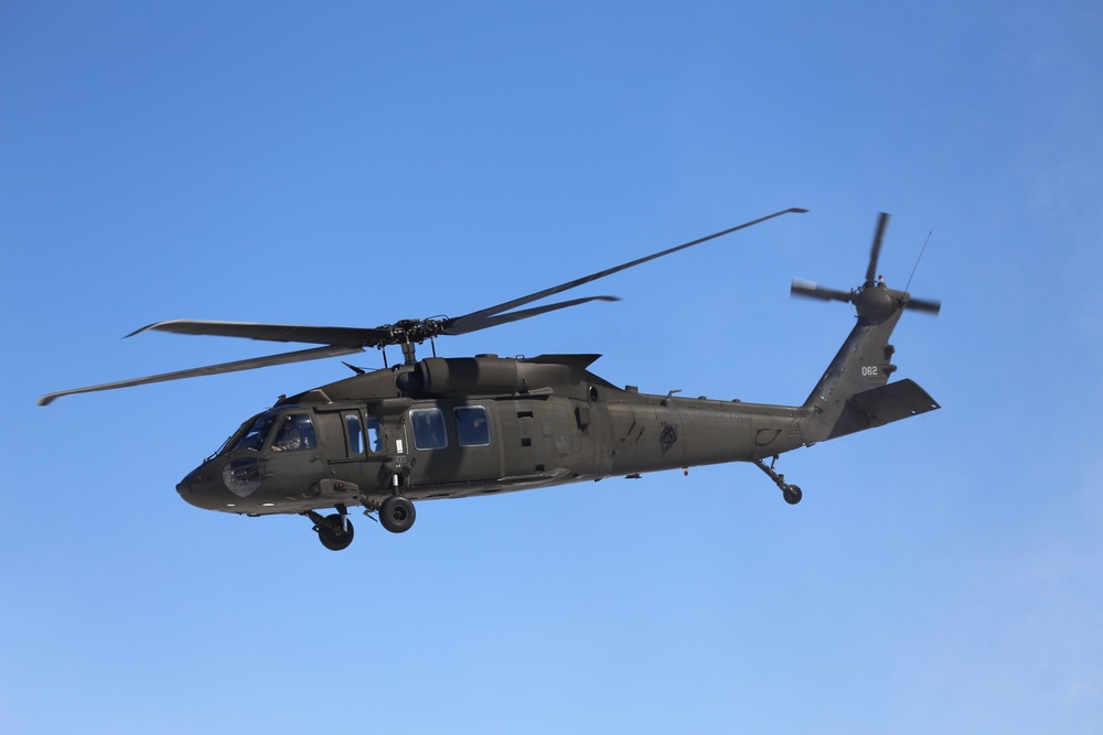 Wisconsin National Guard UH-60 Black Hawk operations at Fort McCoy