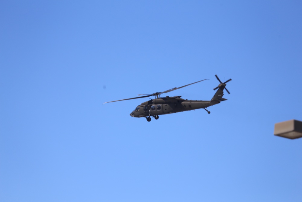 Wisconsin National Guard UH-60 Black Hawk operations at Fort McCoy