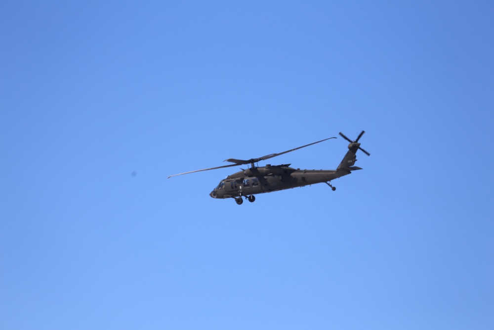 Wisconsin National Guard UH-60 Black Hawk operations at Fort McCoy