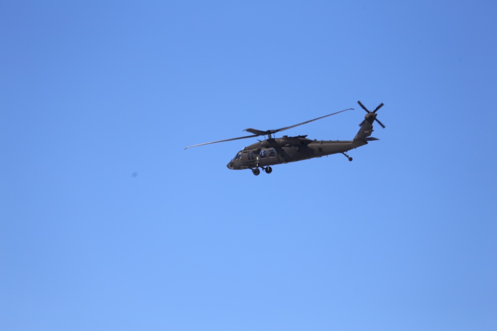 Wisconsin National Guard UH-60 Black Hawk operations at Fort McCoy