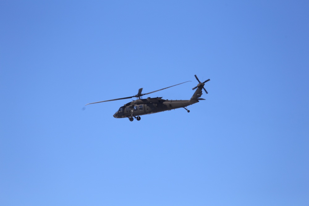 Wisconsin National Guard UH-60 Black Hawk operations at Fort McCoy