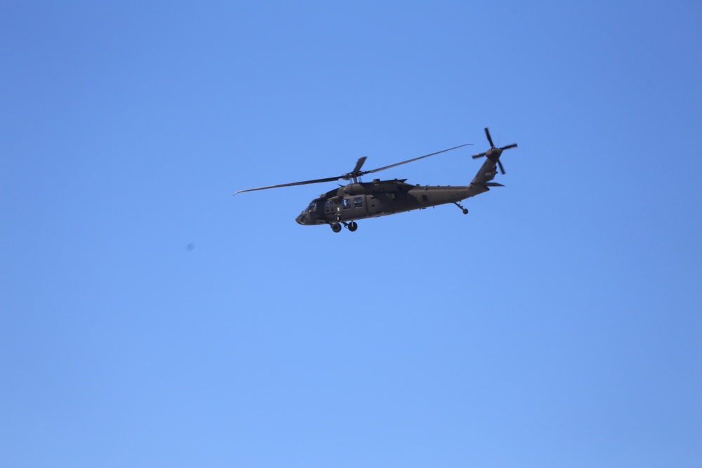 Wisconsin National Guard UH-60 Black Hawk operations at Fort McCoy