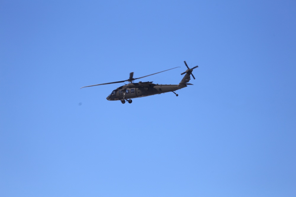 Wisconsin National Guard UH-60 Black Hawk operations at Fort McCoy