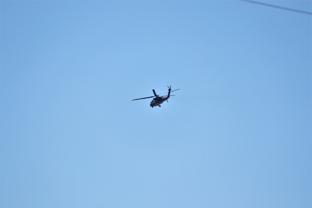 Wisconsin National Guard UH-60 Black Hawk operations at Fort McCoy