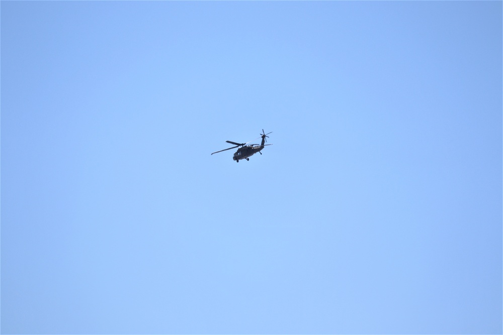 Wisconsin National Guard UH-60 Black Hawk operations at Fort McCoy