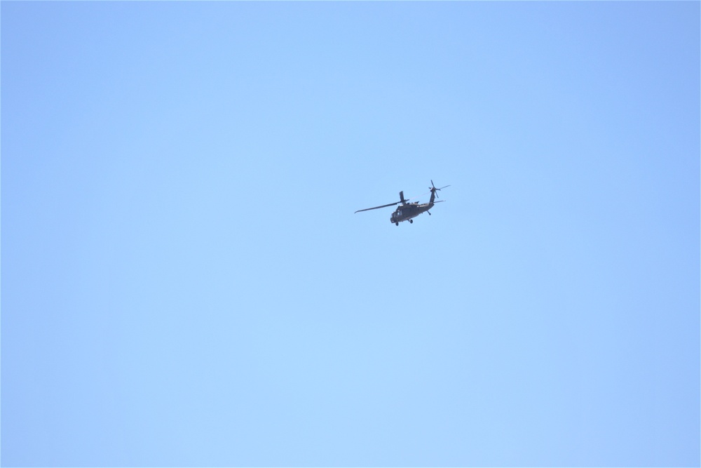 Wisconsin National Guard UH-60 Black Hawk operations at Fort McCoy