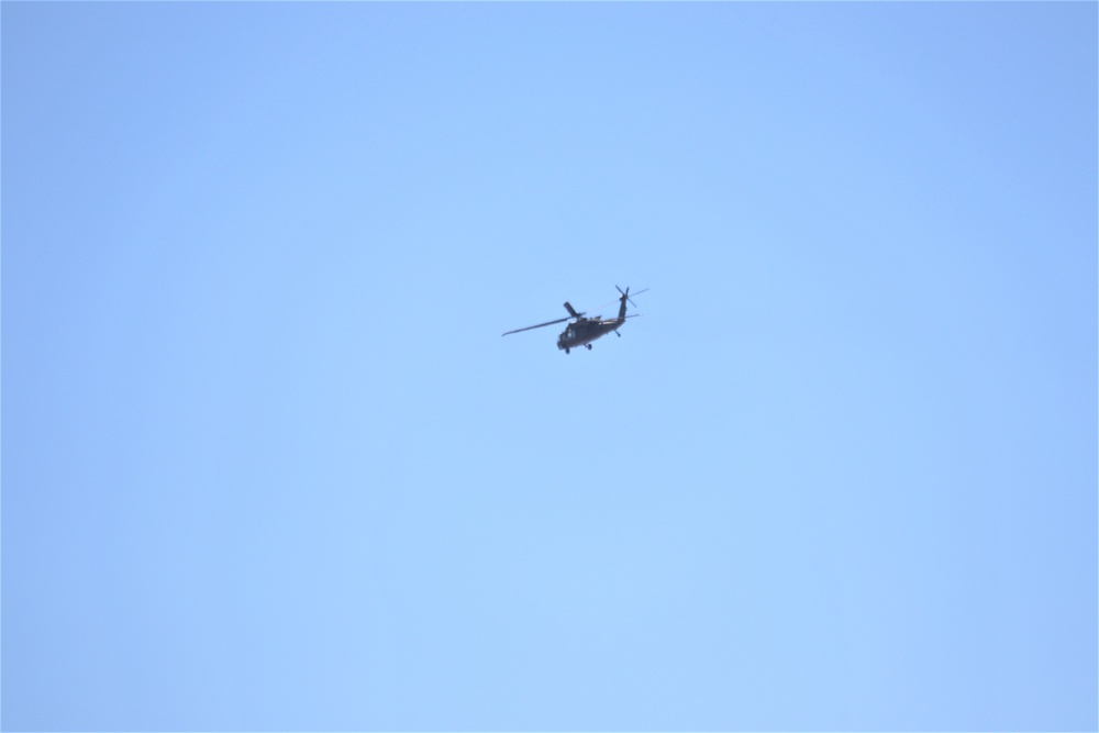 Wisconsin National Guard UH-60 Black Hawk operations at Fort McCoy