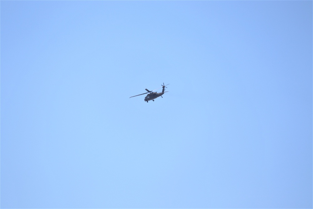 Wisconsin National Guard UH-60 Black Hawk operations at Fort McCoy