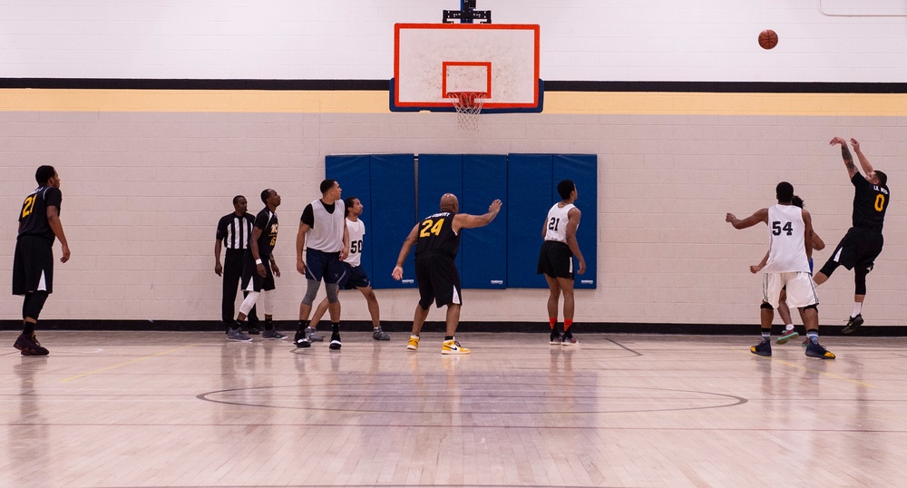 Air Force versus Army basketball championship