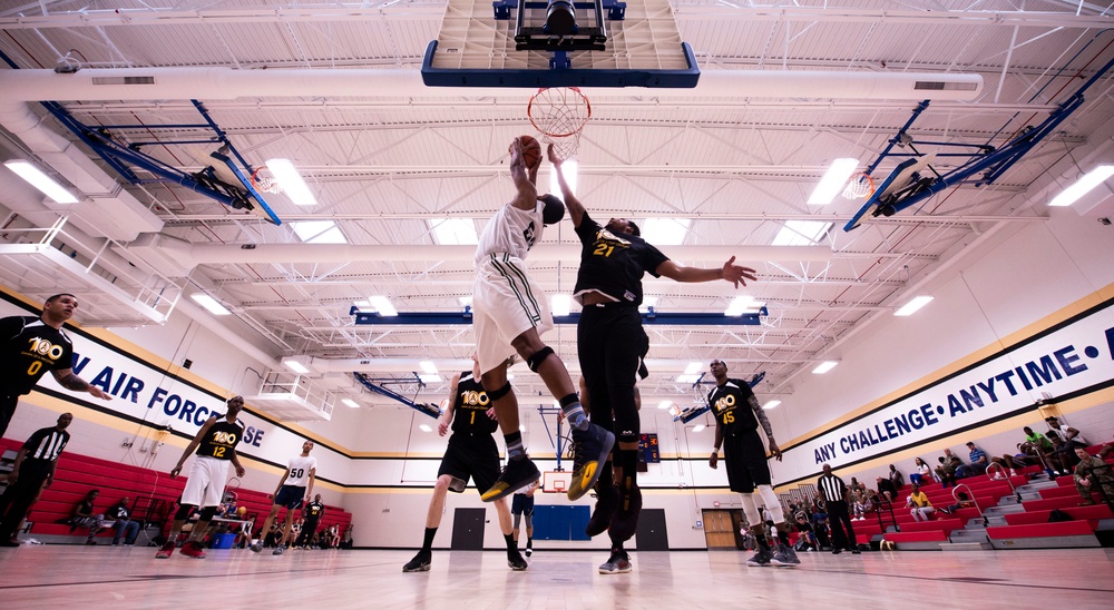 Air Force versus Army basketball championship