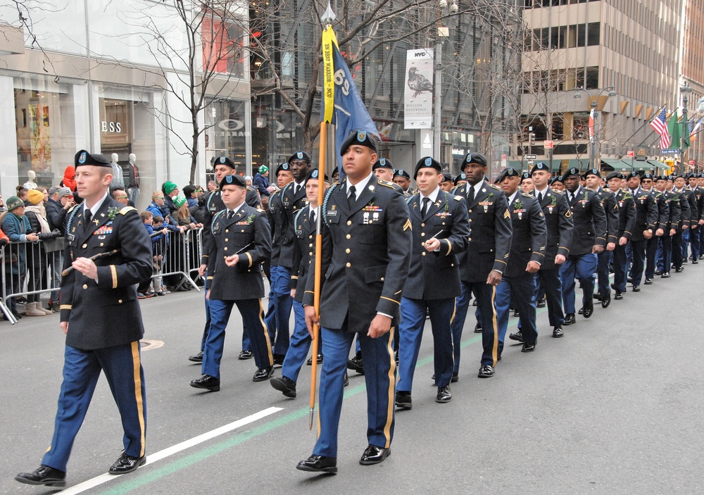 69th Infantry marches in St. Patrick's Day Parade