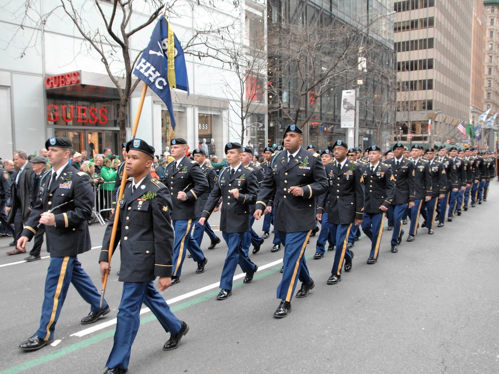 69th Infantry marches in St. Patrick's Day Parade