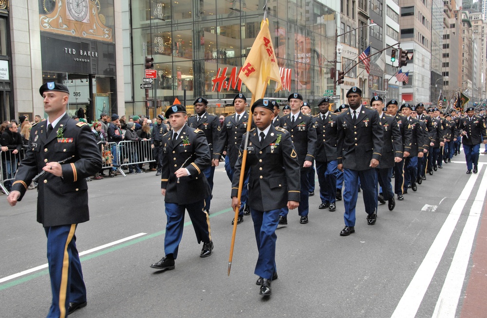 69th Infantry marches in St. Patrick's Day Parade