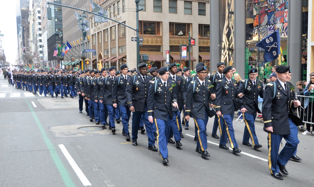 69th Infantry marches in St. Patrick's Day Parade