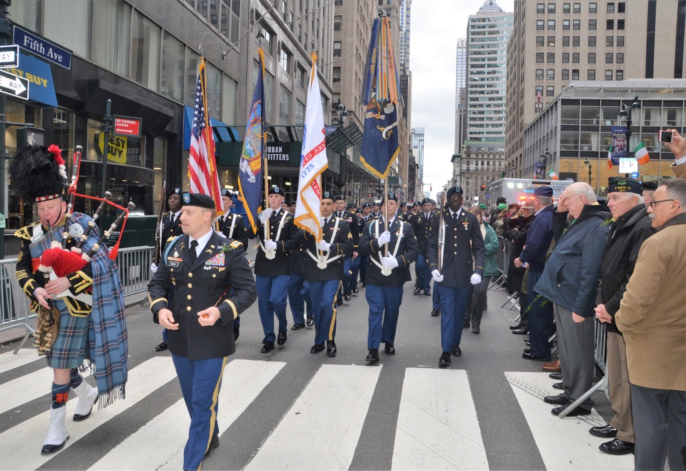 69th Infantry marches in St. Patrick's Day Parade