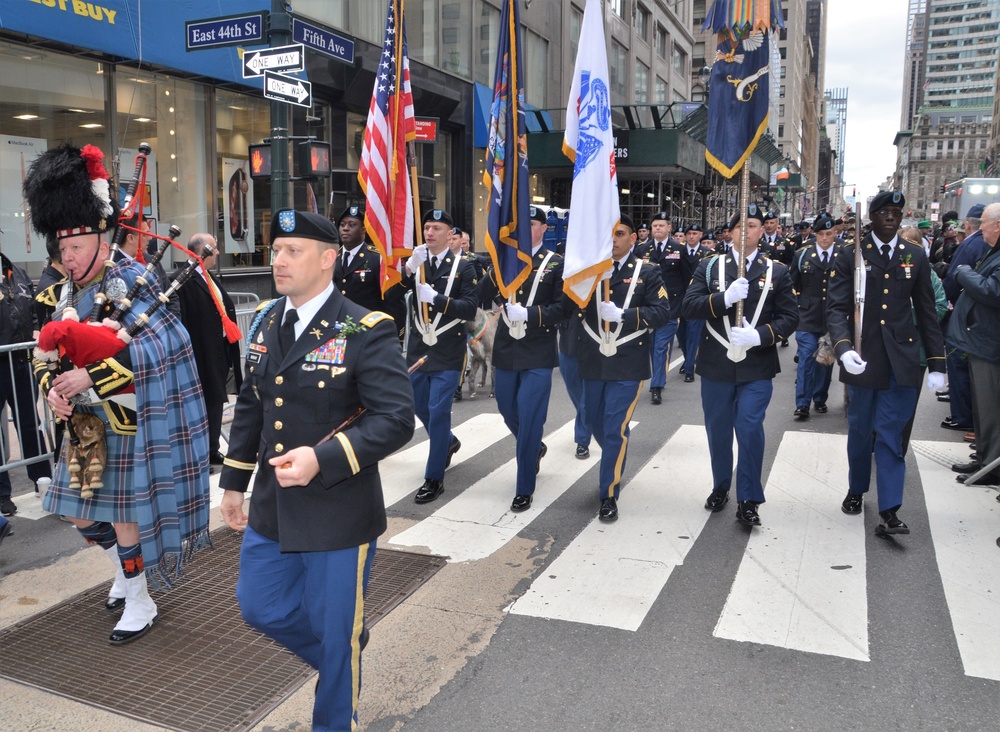 69th Infantry marches in St. Patrick's Day Parade