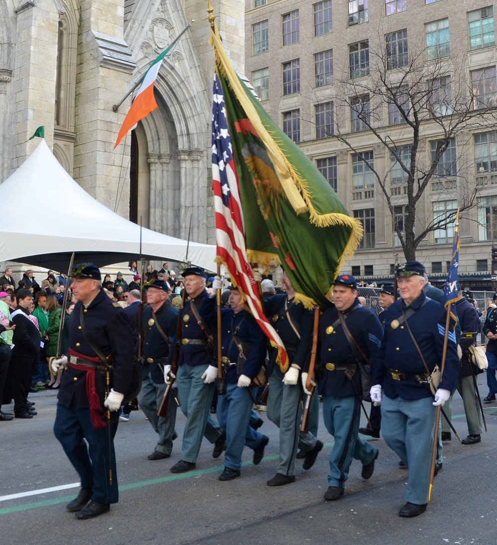 69th Infantry marches in St. Patrick's Day Parade