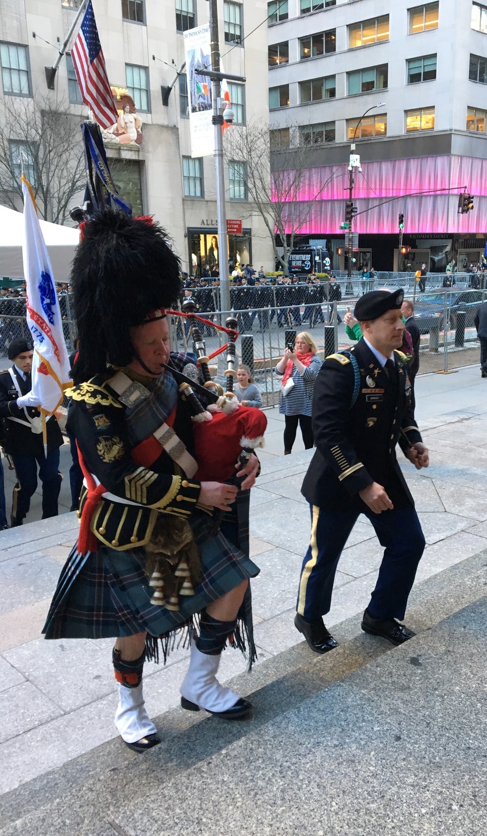 69th Infantry marches in St. Patrick's Day Parade