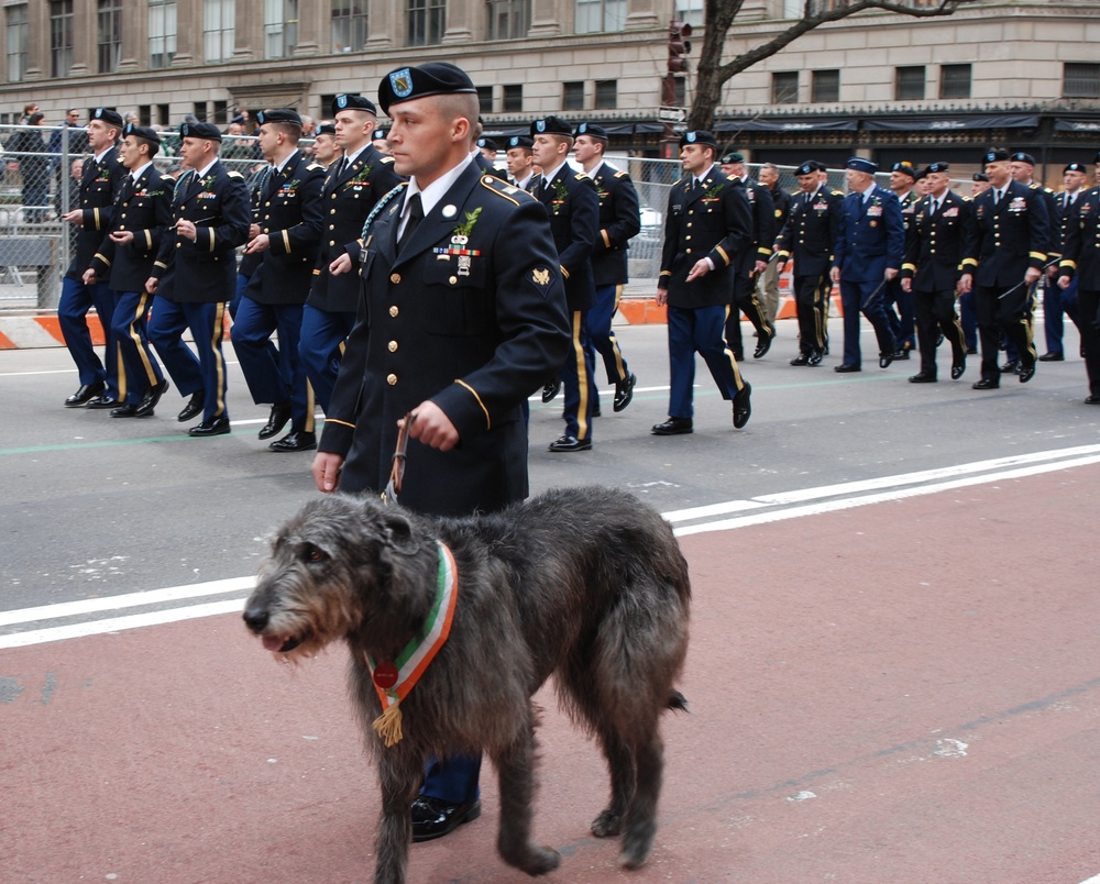 69th Infantry marches in St. Patrick's Day Parade