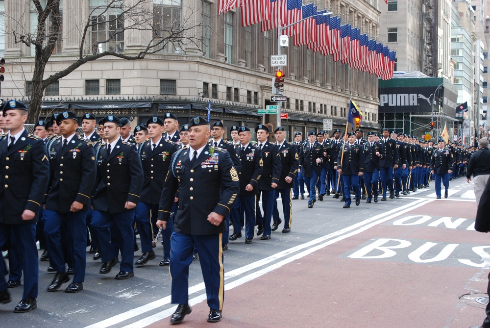 69th Infantry marches in St. Patrick's Day Parade