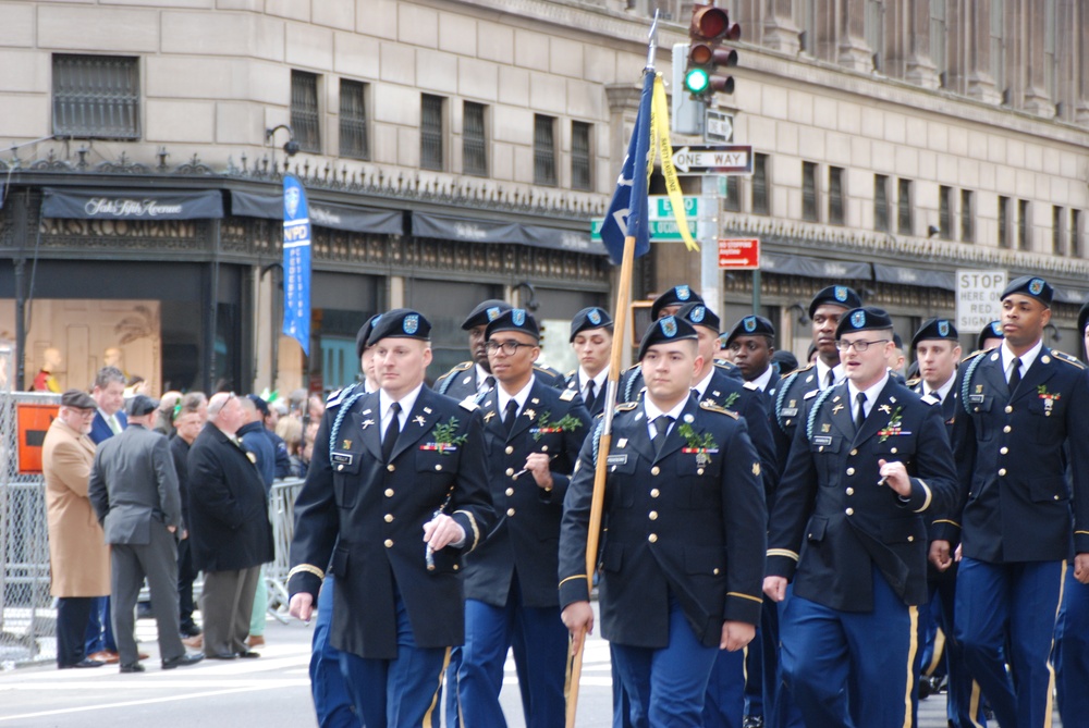 69th Infantry marches in St. Patrick's Day Parade