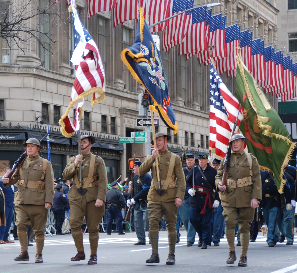 69th Infantry marches in St. Patrick's Day Parade