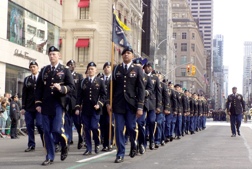 69th Infantry marches in St. Patrick's Day Parade