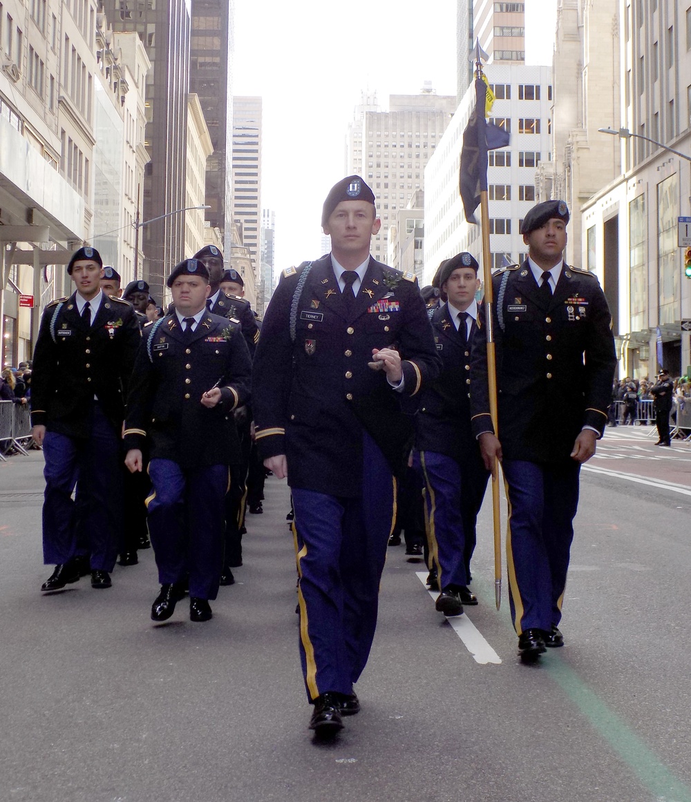 69th Infantry marches in St. Patrick's Day Parade