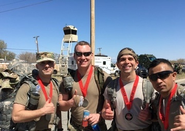 Electron Recon Brigade Soldiers participate in 30th Bataan Memorial Death March